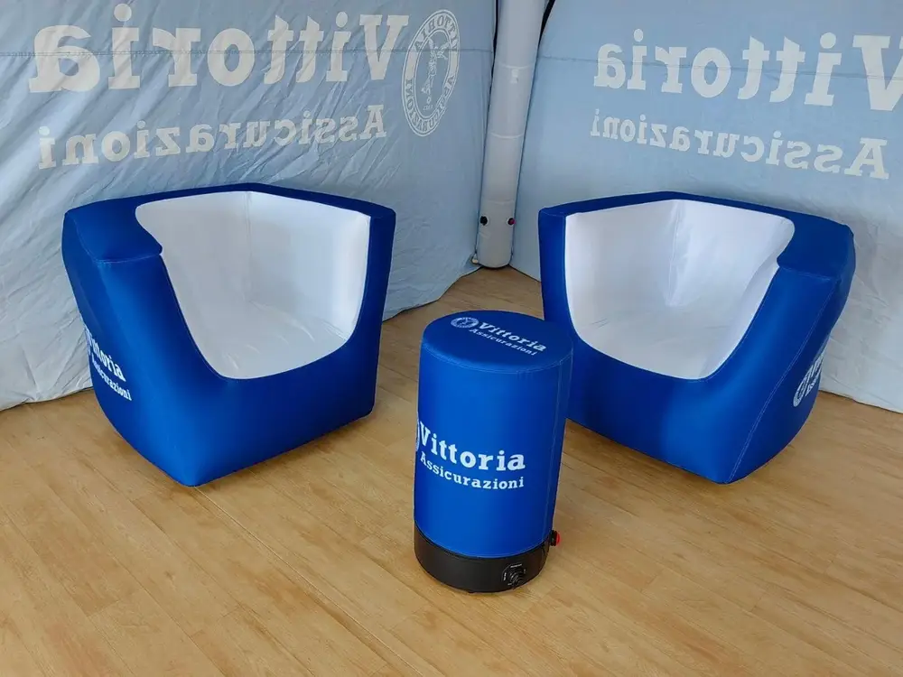 Mobilier gonflable événementiel Hallucine