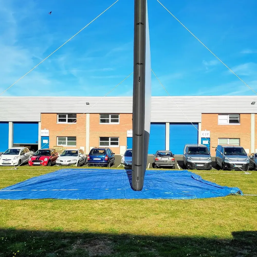 Le plus fin écran gonflable 8m de large