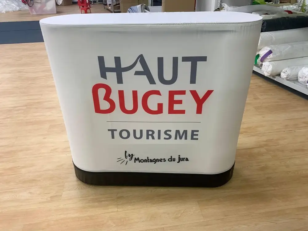 Bar comptoir gonflable pour événement en plein air