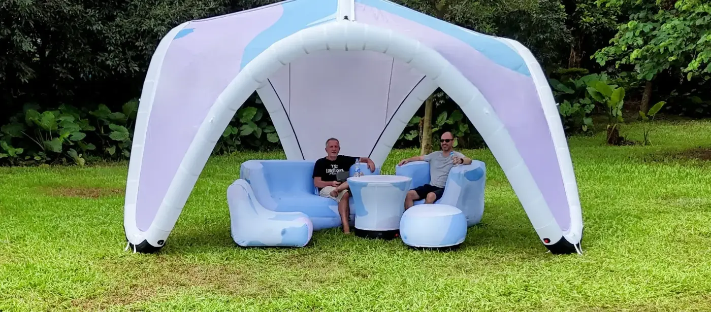 Mobilier gonflable Hallucine