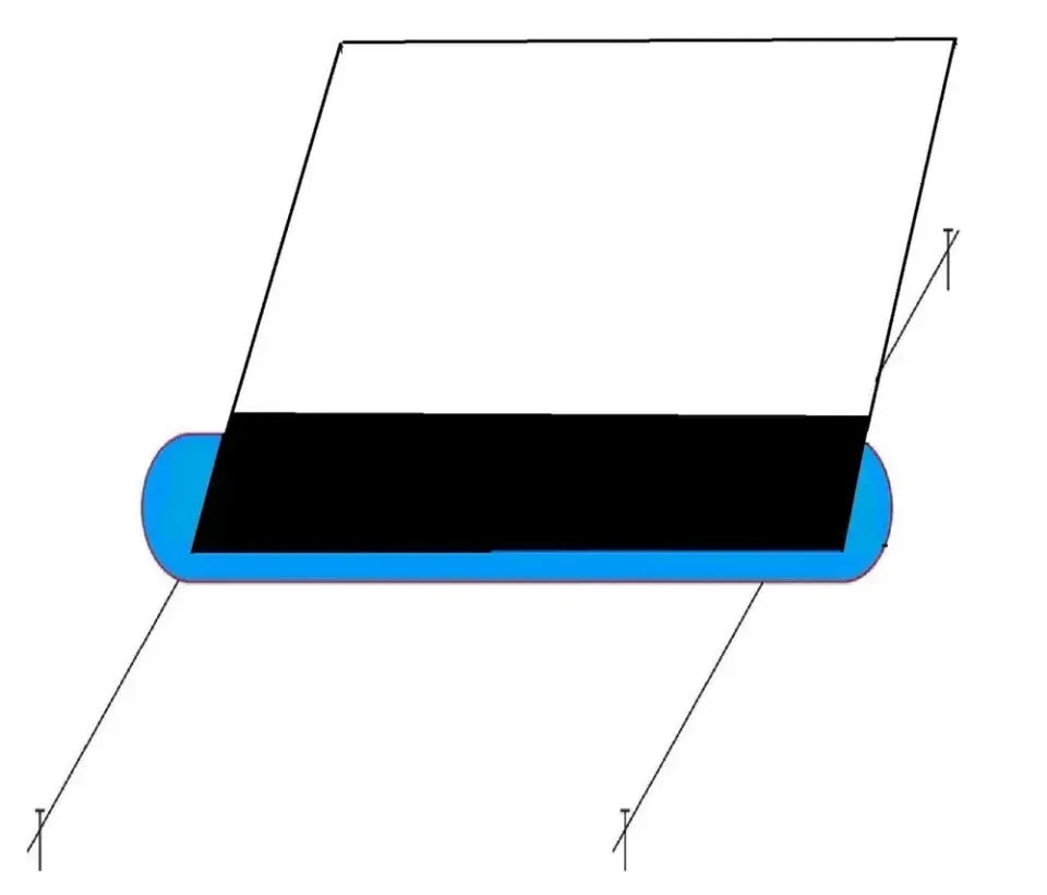 Schéma étape 4 — Screen flat on the floor