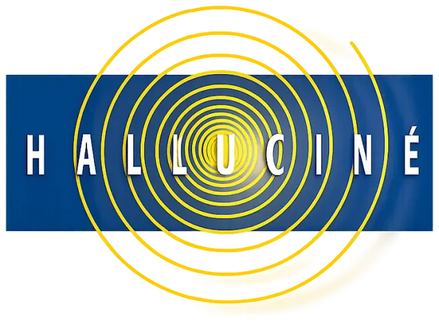 Logo Hallucine, a French designer of inflatable movie screens since 1992