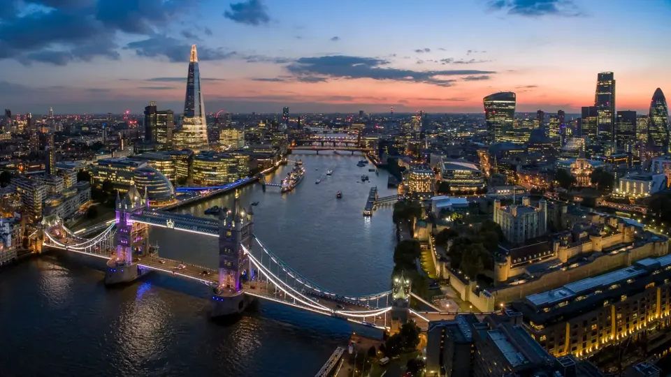 Panorama von London, Vereinigtes Königreich