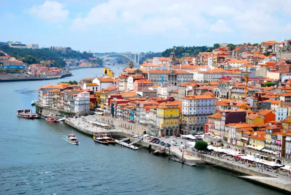 Porto, von der Brücke Dom Luís I aus gesehen, Portugal