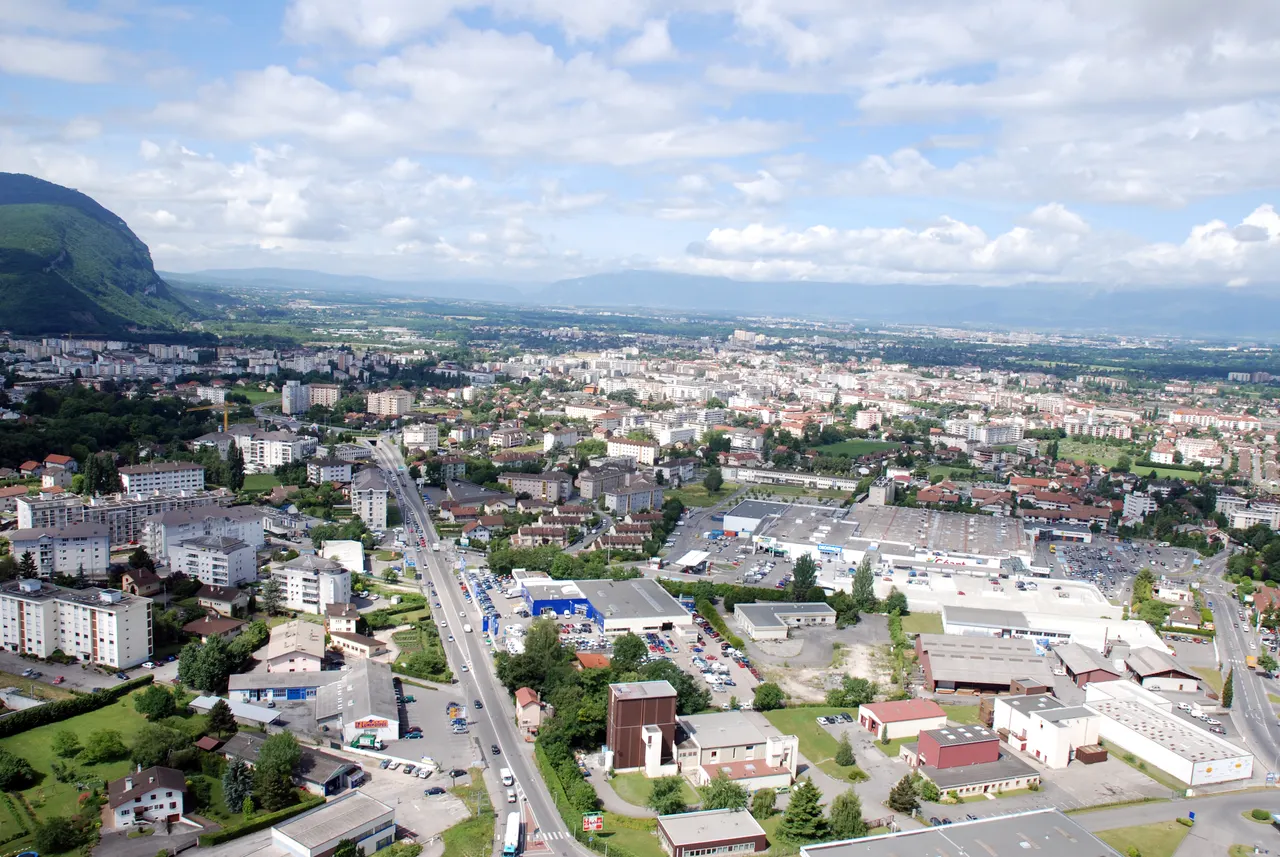 Annemasse — Annemasse vu du ciel