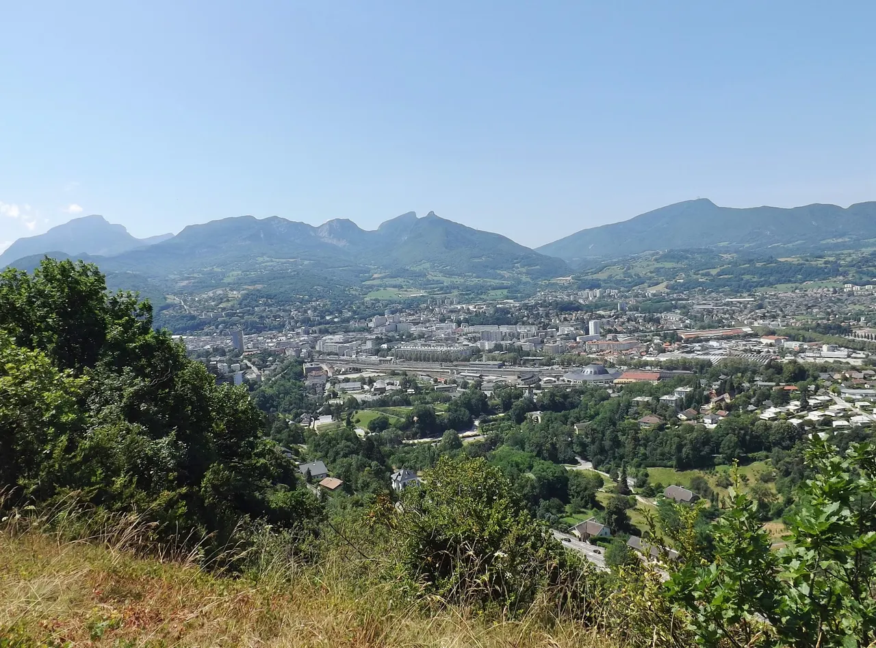 Chambéry — Chambéry depuis les Monts