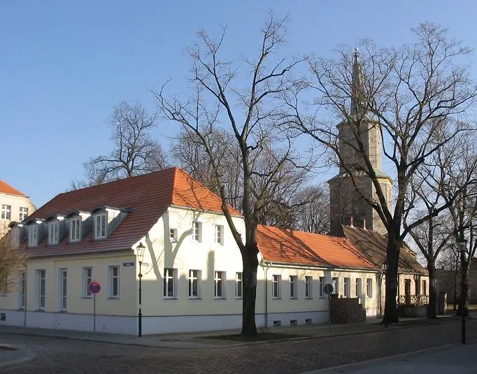 Teltow — Teltow3 Am Marktplatz und Kirche St Andreas