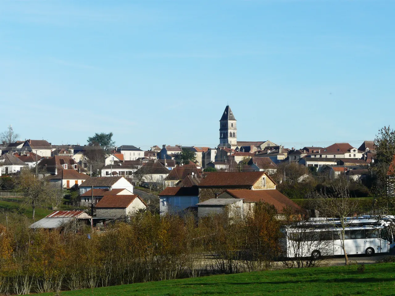 Thiviers — Thiviers vue générale