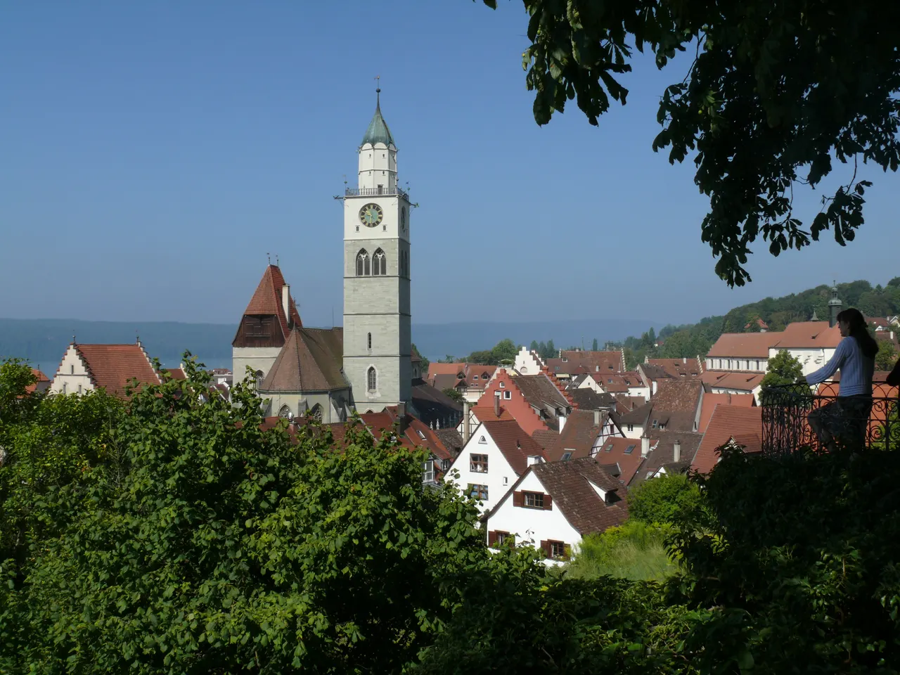 Überlingen — Überlingen - Altstadt - Ansicht vom Garten des Städtischen Museums